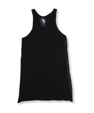 SHARK TOOTH TANK - BLACK/GREY