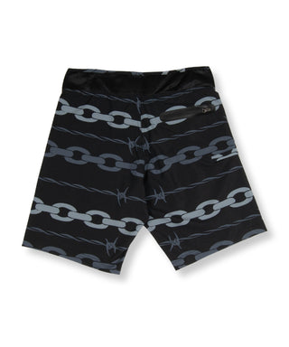 DAHUI BOARDSHORT - BLACK CHAIN