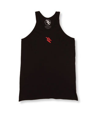 TATTOO TANK - BLACK/RED