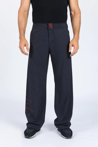 DAHUI TATTOO PANT - BLACK/RED