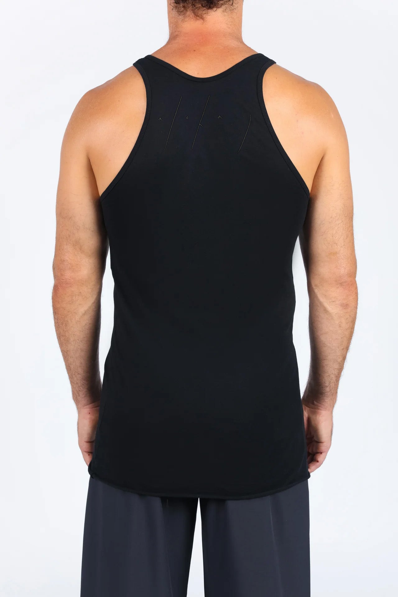 TATTOO TANK - BLACK/DARK GREY