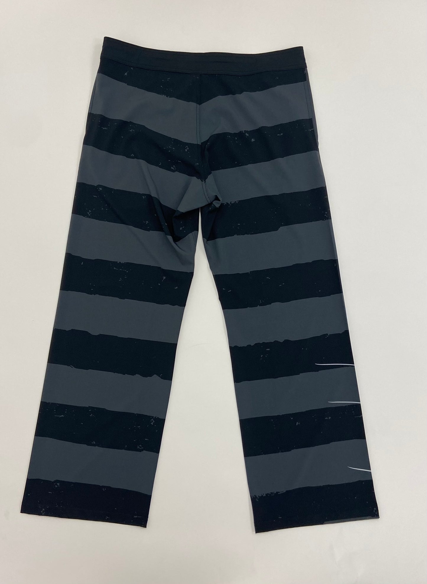 HORIZONTAL STRIPE PANT BLACK/GREY