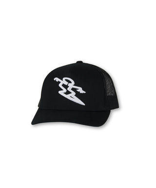 Retro Da Hui Trucker Hat - Black/White