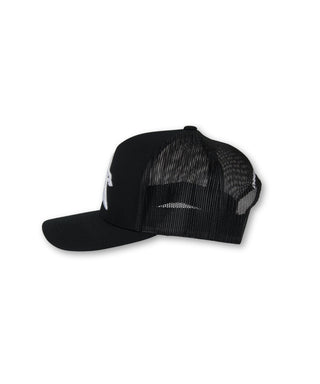 Retro Da Hui Trucker Hat - Black/White