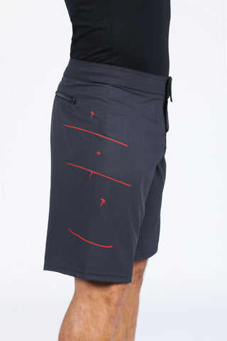 DAHUI TATTOO HYBRID SHORT - BLACK/RED