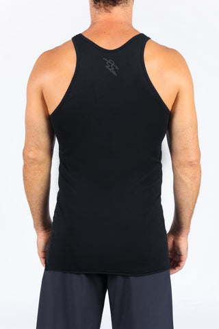SHARK TOOTH TANK - BLACK/GREY