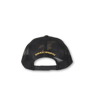 5 Panel Da Hui Snapback Hat - Gold/Camo
