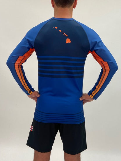 COVE BLUE LS RASHGUARD