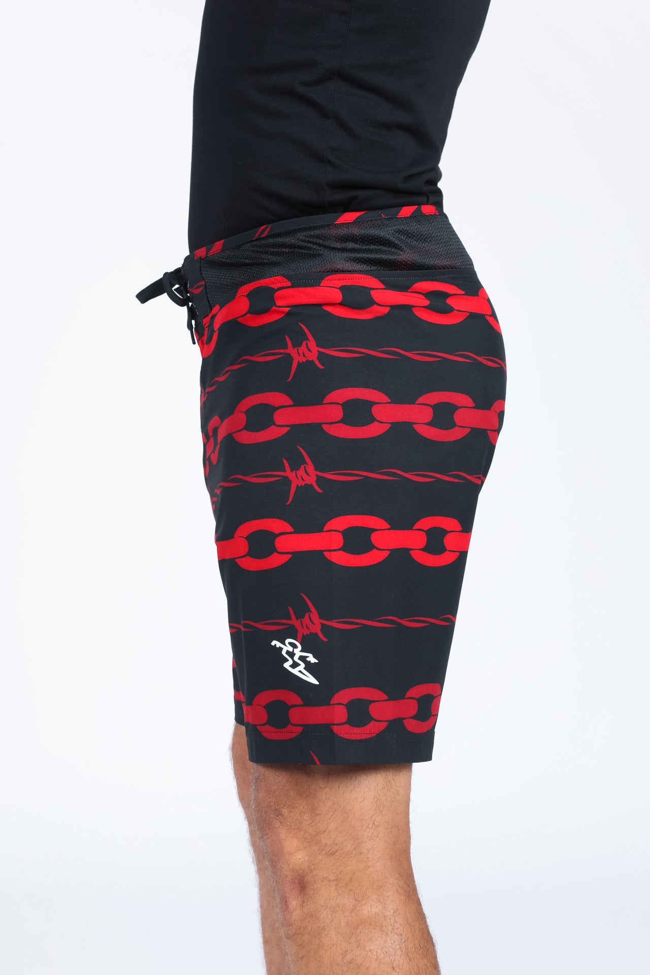 RED CHAIN BOARDSHORT