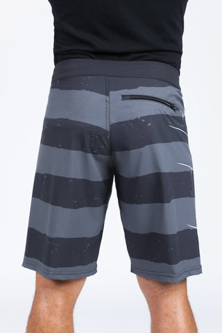 HORIZONTAL HYBRID SHORT - BLACK/GREY